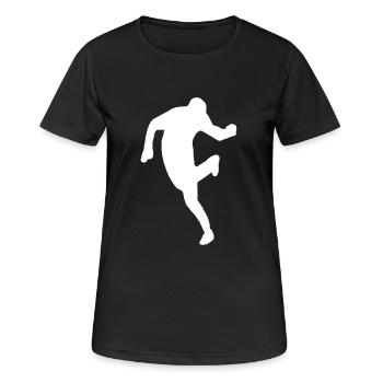 T-shirt Jumpstyle - T-shirt respirant Femme - noir - Devant - AI Model Female 172 light (172cm)