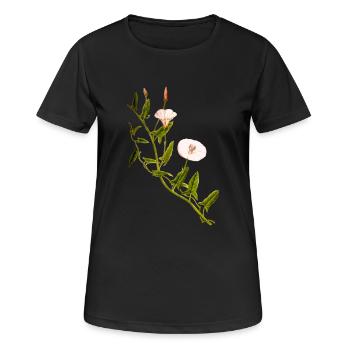 herbes thym romarin persil origan aneth - T-shirt respirant Femme - noir - Devant - AI Model Female 172 light (172cm)