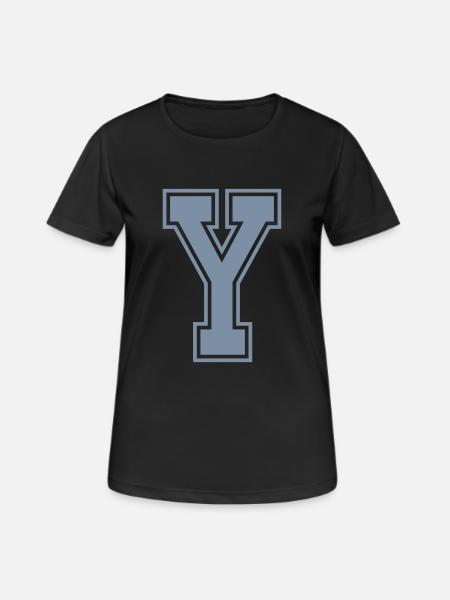 Letter Y - Women's Breathable T-Shirt - black