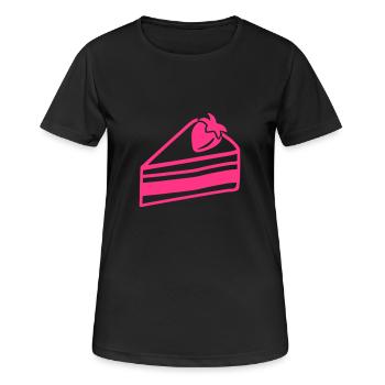 Tarte - T-shirt respirant Femme - noir - Devant - AI Model Female 172 light (172cm)