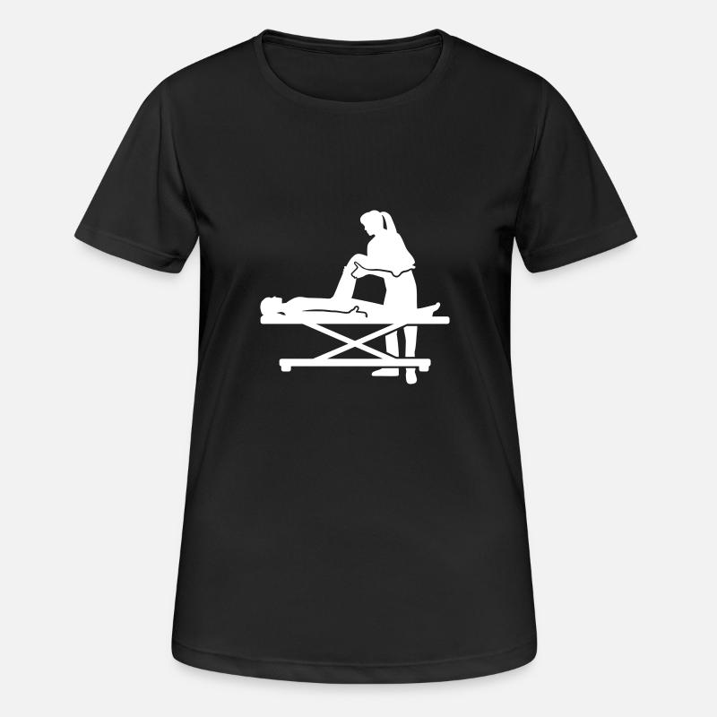 Physiotherapist - Women's Breathable T-Shirt - black