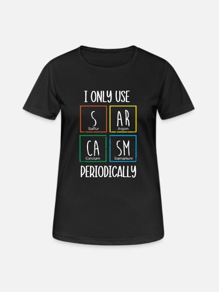 Periodic table - Women's Breathable T-Shirt - black
