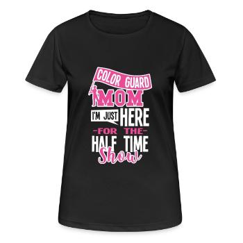 Spectacle de la mi-temps de la fanfare - T-shirt respirant Femme - noir - Devant - AI Model Female 172 light (172cm)