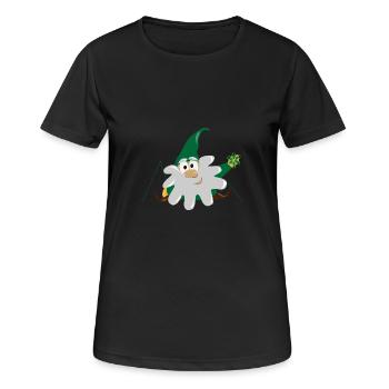 dwarf gnome - Women's Breathable T-Shirt - black - Front - AI Model Female 172 light (172cm)