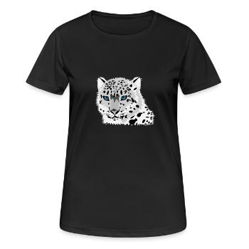 TIGRE POLAIRE - T-shirt respirant Femme - noir - Devant - AI Model Female 172 light (172cm)
