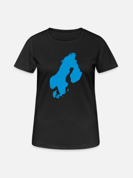 Scandinavia - Women's Breathable T-Shirt - black