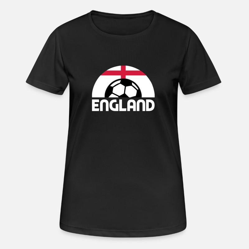 Angleterre - T-shirt respirant Femme - noir