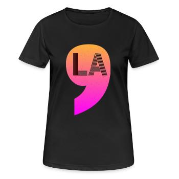 comma la1 - Women's Breathable T-Shirt - black - Front - AI Model Female 172 light (172cm)