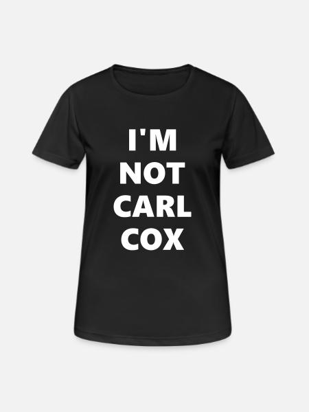 I'M NOT CARL COX - Women's Breathable T-Shirt - black