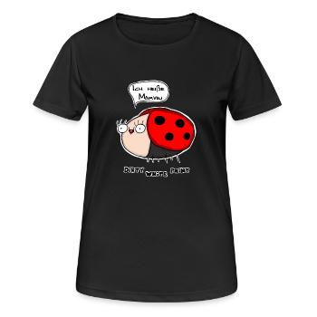My name is Marvin - Premium Longsleeve - Women - Women's Breathable T-Shirt - black - Front - AI Model Female 172 light (172cm)