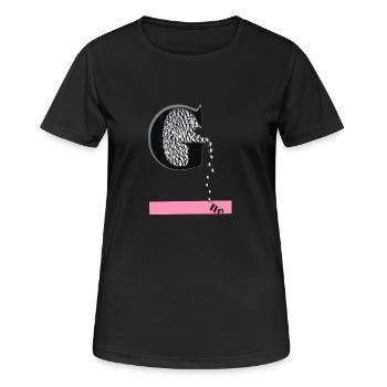 Gone in motion past lost - Women's Breathable T-Shirt - black - Front - AI Model Female 172 light (172cm)