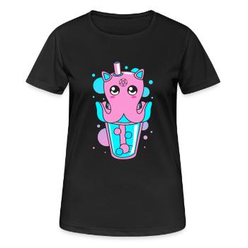 Pastel Gothic - Women's Breathable T-Shirt - black - Front - AI Model Female 172 light (172cm)