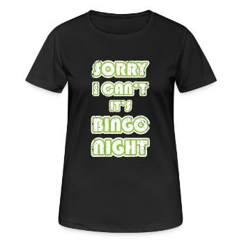 Bingo - Women's Breathable T-Shirt - black - Front - AI Model Female 172 light (172cm)