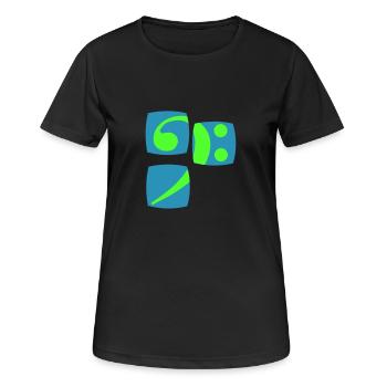 La clé de fa pour les musiciens de notre série - T-shirt respirant Femme - noir - Devant - AI Model Female 172 light (172cm)