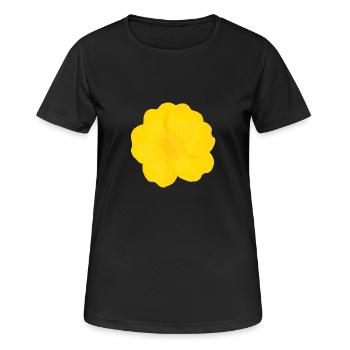 Buttercup Bold - Women's Breathable T-Shirt - black - Front - AI Model Female 172 light (172cm)