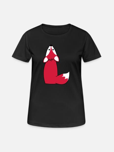 fox - Women's Breathable T-Shirt - black