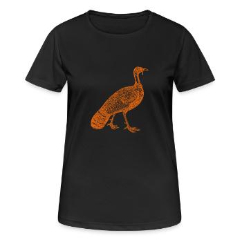 YUBO4 - Frauen T-Shirt atmungsaktiv - Schwarz - Vorne - AI Model Female 172 light (172cm)