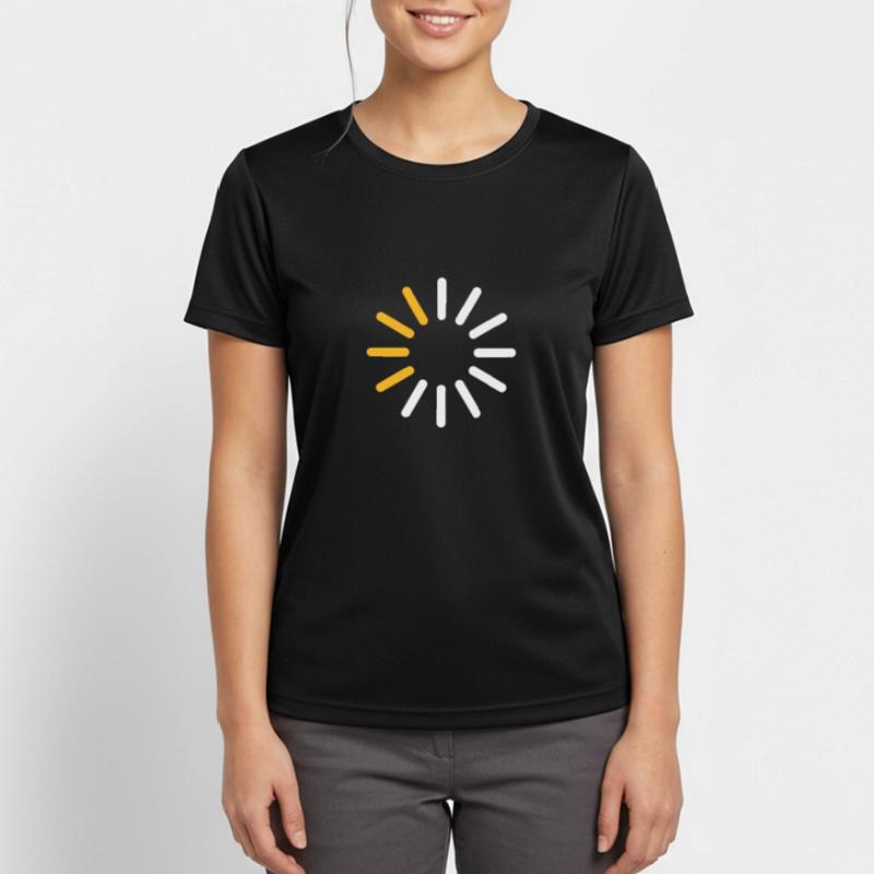 Progress Indicator For A Download Women's Breathable T-Shirt