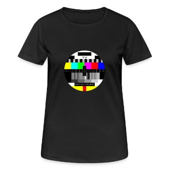 Test Image - T-shirt respirant Femme - noir - Devant - AI Model Female 172 light (172cm)