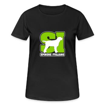 SPINONE ITALIANO SI - Women's Breathable T-Shirt - black - Front - AI Model Female 172 light (172cm)