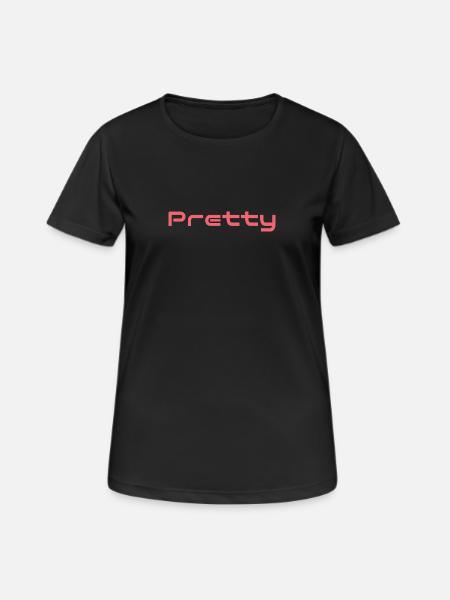 Pretty - Women's Breathable T-Shirt - black