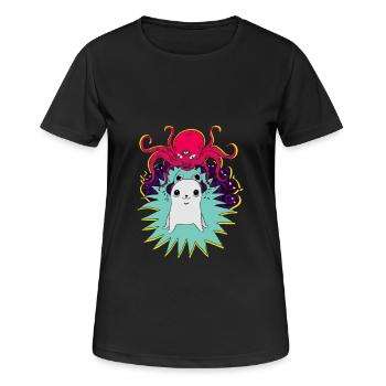 Leave Me Alone - Women's Breathable T-Shirt - black - Front - AI Model Female 172 light (172cm)