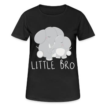 petit frère - T-shirt respirant Femme - noir - Devant - AI Model Female 172 light (172cm)