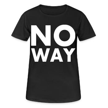 No way - Women's Breathable T-Shirt - black - Front - AI Model Female 172 light (172cm)