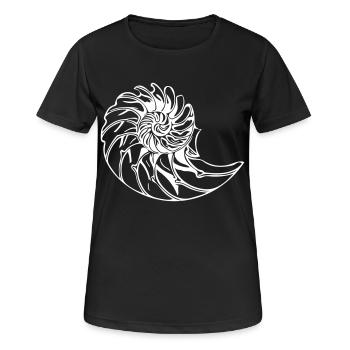 Coque élégante - T-shirt respirant Femme - noir - Devant - AI Model Female 172 light (172cm)