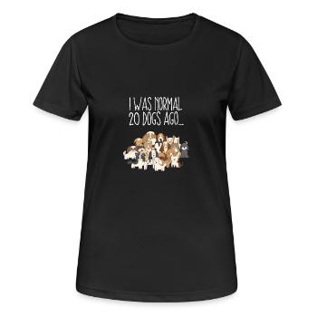 Hunde Hund Hunde Mama Rottweiler Pudel Geschenk - Frauen T-Shirt atmungsaktiv - Schwarz - Vorne - AI Model Female 172 light (172cm)