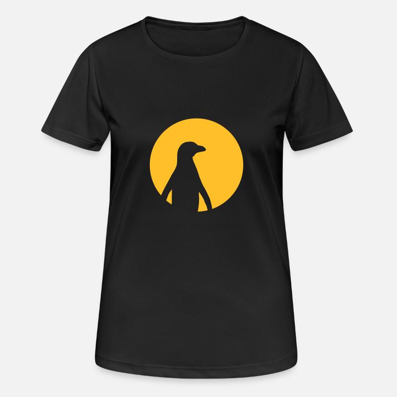 Penguin - Women's Breathable T-Shirt - black