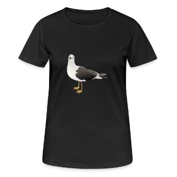 bir D694 - T-shirt respirant Femme - noir - Devant - AI Model Female 172 light (172cm)