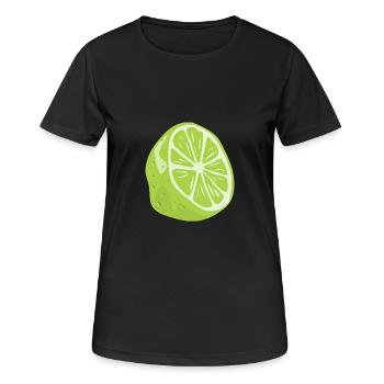 LIME ARE THE BEST - Women's Breathable T-Shirt - black - Front - AI Model Female 172 light (172cm)