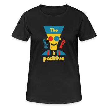 TheOnlyWayIsPositive - French Prince - Frauen T-Shirt atmungsaktiv - Schwarz - Vorne - AI Model Female 172 light (172cm)