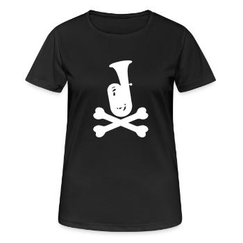 bad tuba - Women's Breathable T-Shirt - black - Front - AI Model Female 172 light (172cm)