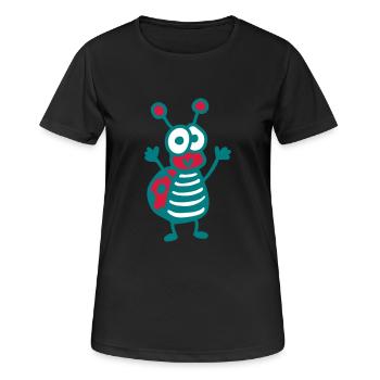 coccinelle gai - T-shirt respirant Femme - noir - Devant - AI Model Female 172 light (172cm)