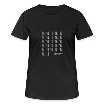 compte - T-shirt respirant Femme - noir - Devant - AI Model Female 172 light (172cm)