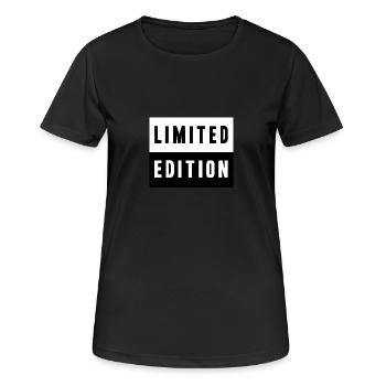 limited edition2 - T-shirt respirant Femme - noir - Devant - AI Model Female 172 light (172cm)