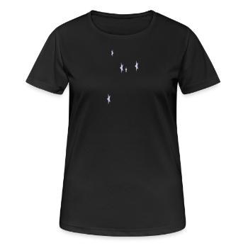 constellation de Cancer - T-shirt respirant Femme - noir - Devant - AI Model Female 172 light (172cm)