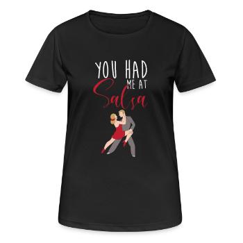 Salsa Dancer Dancer - Women's Breathable T-Shirt - black - Front - AI Model Female 172 light (172cm)
