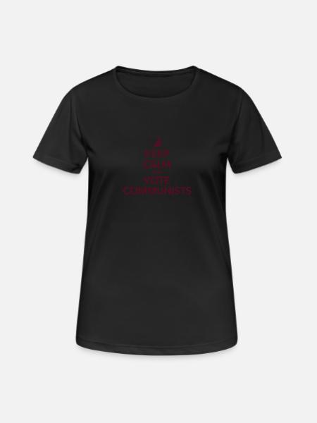 Vote communists - T-shirt respirant Femme - noir