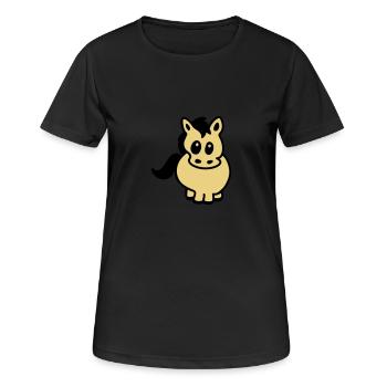Thick bangs - Women's Breathable T-Shirt - black - Front - AI Model Female 172 light (172cm)