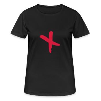 Intersection - T-shirt respirant Femme - noir - Devant - AI Model Female 172 light (172cm)