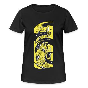 Jolly Chimp - Women's Breathable T-Shirt - black - Front - AI Model Female 172 light (172cm)