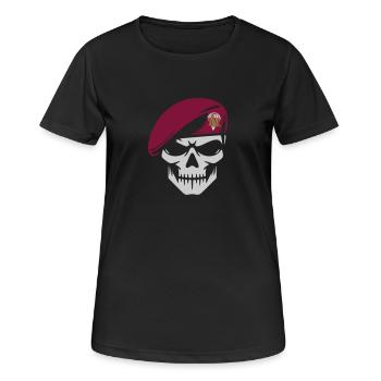 Paratrooper - Women's Breathable T-Shirt - black - Front - AI Model Female 172 light (172cm)