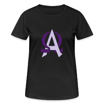 Alpha & Omega - T-shirt respirant Femme - noir - Devant - AI Model Female 172 light (172cm)