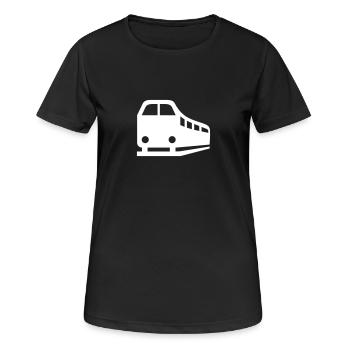 Train - Women's Breathable T-Shirt - black - Front - AI Model Female 172 light (172cm)