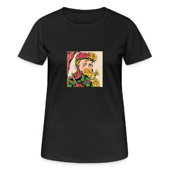 Knight Rose - Frauen T-Shirt atmungsaktiv - Schwarz - Vorne - AI Model Female 172 light (172cm)