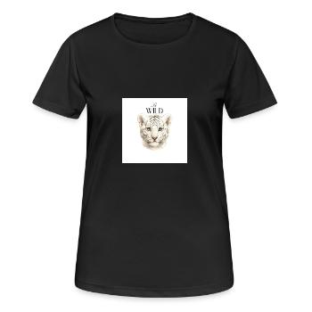 Baby Tiger 02 - Frauen T-Shirt atmungsaktiv - Schwarz - Vorne - AI Model Female 172 light (172cm)