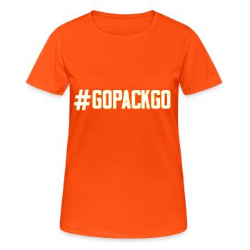 Baie de Green - T-shirt respirant Femme - orange néon - Devant - AI Model Female 172 dark (172cm)